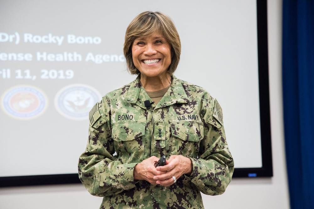 VADM Bono Visits 42d Medical Group