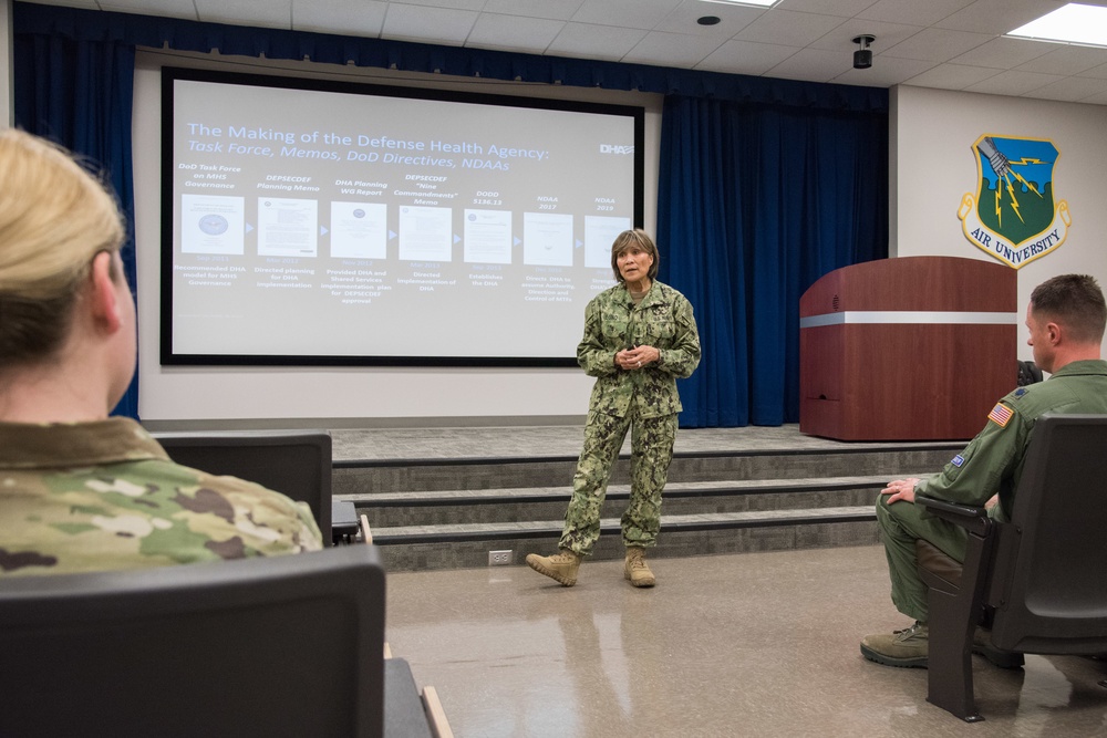 VADM Bono Visits 42d Medical Group