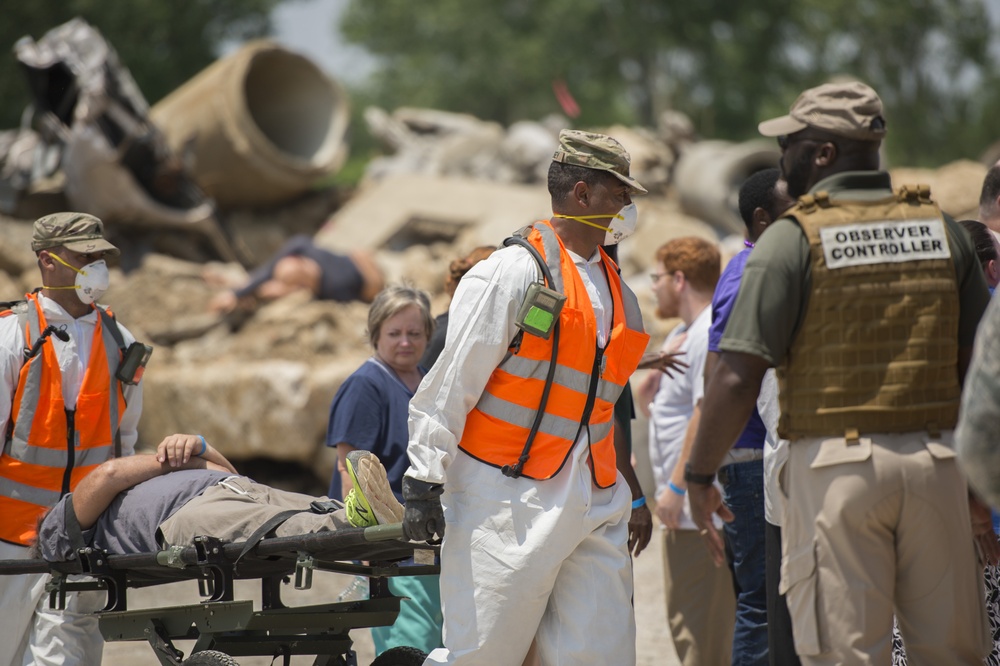 Georgia National Guardsmen participate in FEMA exercise of simulated earthquake