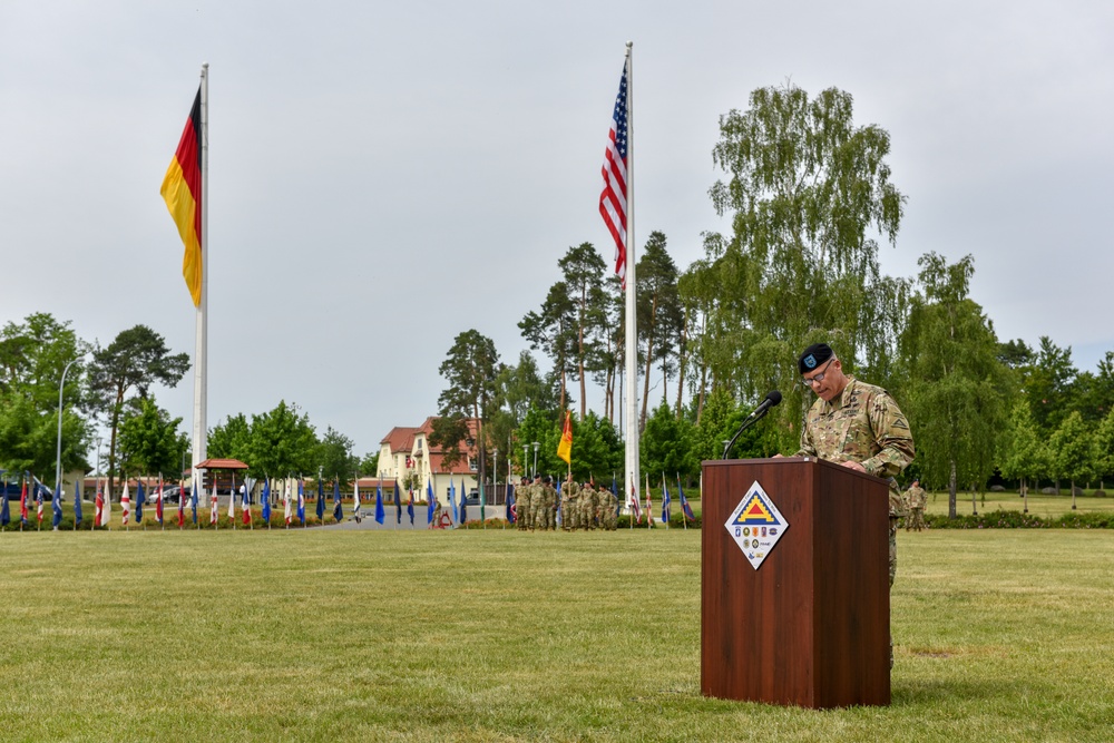 Brig. Gen. Christopher LaNeve speaks at 7th ATC’s Change of Command ceremony