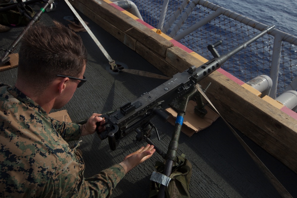 31st MEU BLT conducts live fire in Philippine Sea