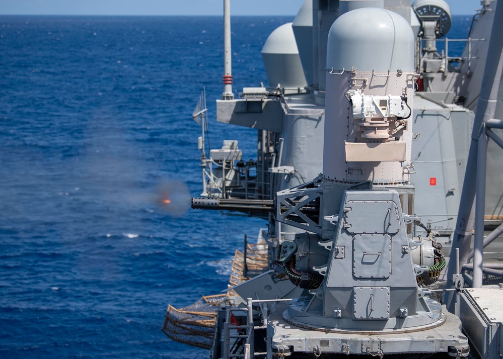 Live Fire Exercise Aboard USS Chancellorsville