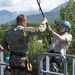 Air Force Junior Reserve Officer Training Corps (AFJROTC) participate in the Cadet Summer Leadership Course at JBER