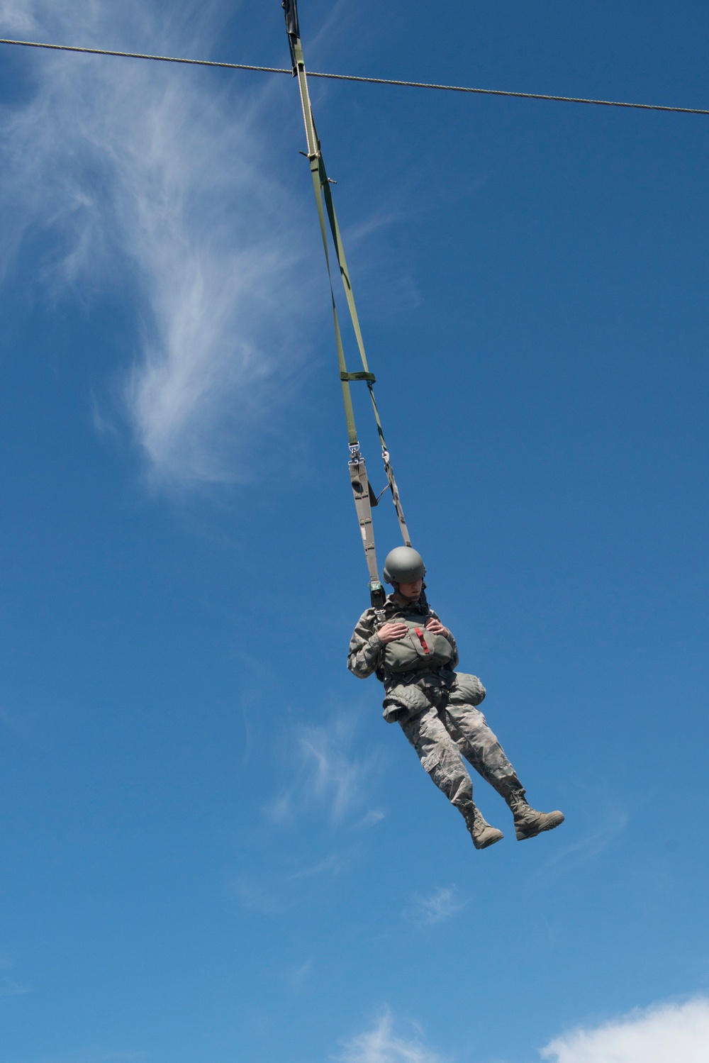 Air Force Junior Reserve Officer Training Corps (AFJROTC) participate in the Cadet Summer Leadership Course at JBER