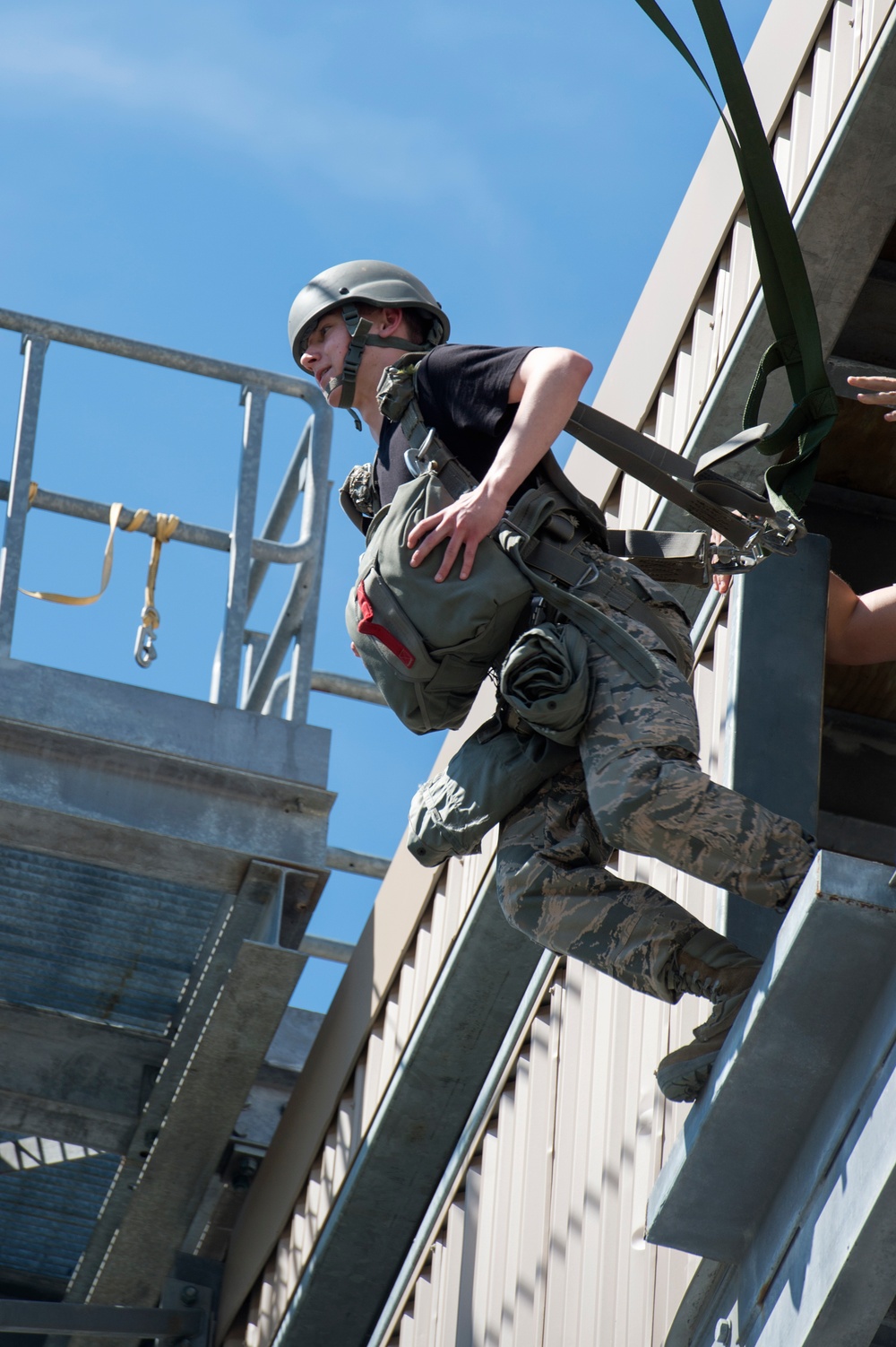 Air Force Junior Reserve Officer Training Corps (AFJROTC) participate in the Cadet Summer Leadership Course at JBER