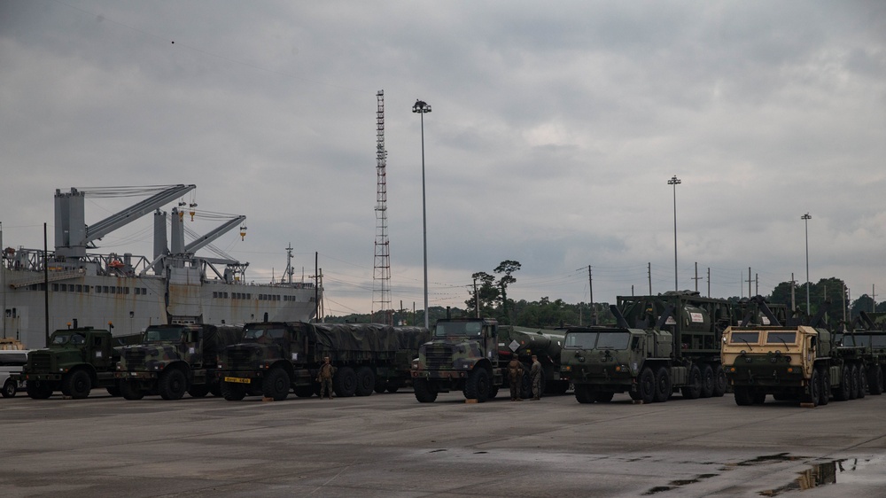 Marines with 2nd Transportation Support Battalion Convoy to Exercise Resolute Sun