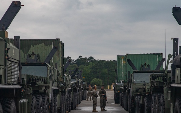 Marines with 2nd Transportation Support Battalion Convoy to Exercise Resolute Sun