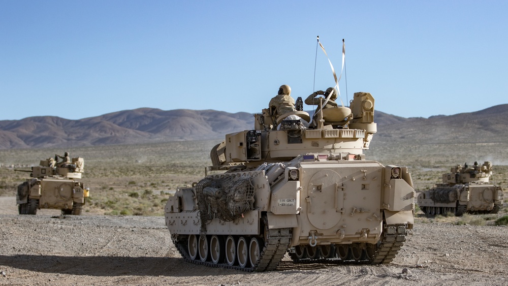 Cavalry scouts from the Nevada Army National Guard’s 1-221st Cavalry Regiment