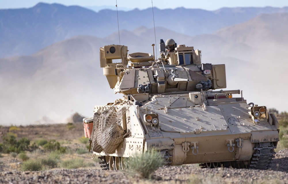 Cavalry scouts from the Nevada Army National Guard’s 1-221st Cavalry Regiment