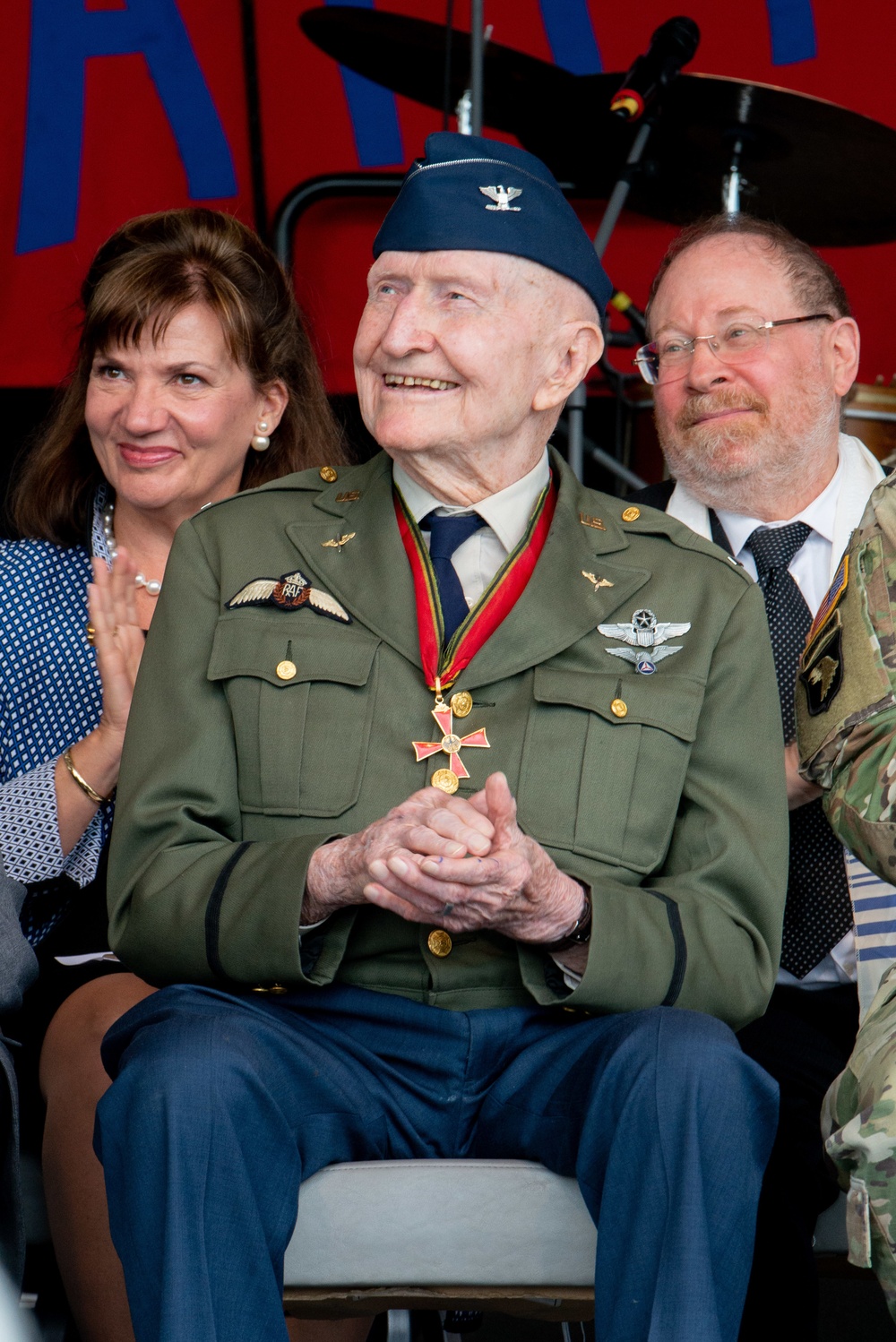 Retired Colonel Gail Seymour &quot;Hal&quot; Halvorsen - The Candy Bomber
