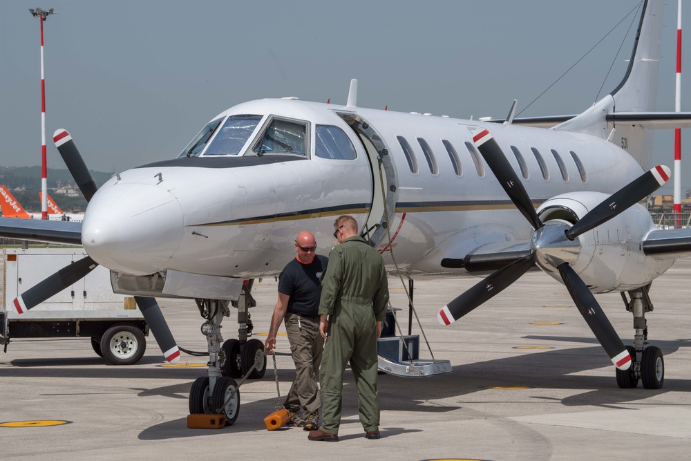 NSA Naples C-26 Training Flight