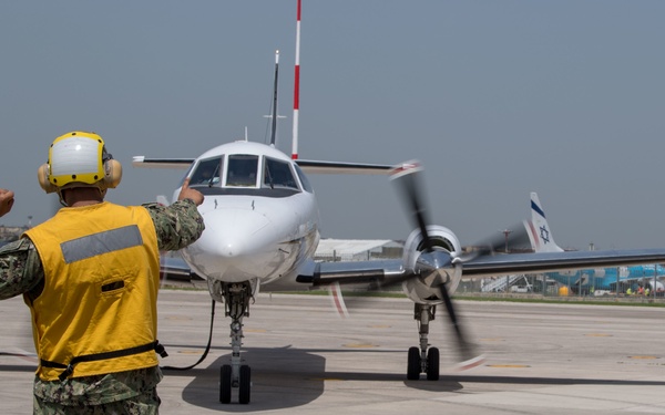 NSA Naples C-26 Training Flight