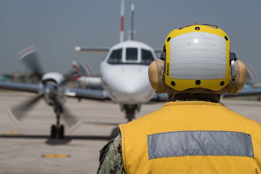 NSA Naples C-26 Training Flight