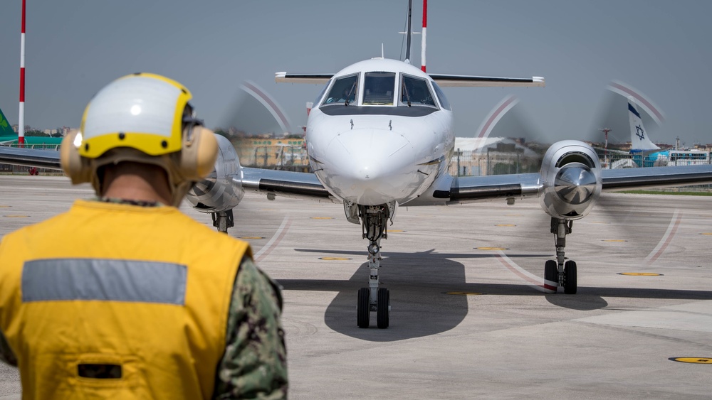 NSA Naples C-26 Training Flight