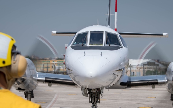 NSA Naples C-26 Training Flight