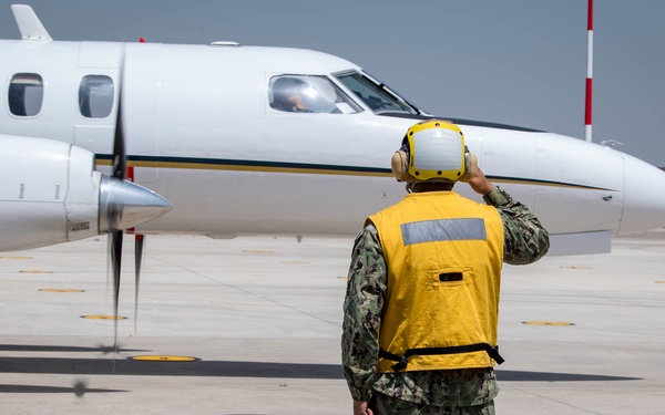 NSA Naples C-26 Training Flight