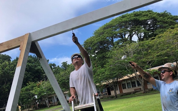 NMCB 133 Civic Action Team (CAT) Palau