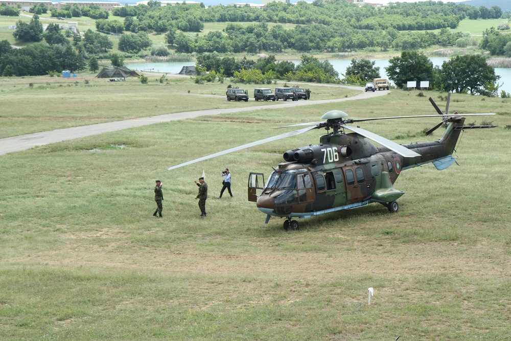 Bulgarian Chief of Defense visits Novo Selo Training Area.