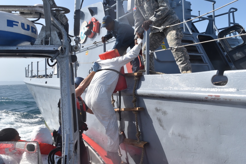 Coast Guard repatriates 18 migrants to the Dominican Republic, following at-sea interdiction just off Aguadilla, Puerto Rico
