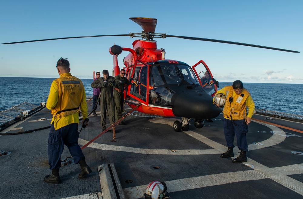 U.S. Coast Guard Cutter Mohawk Support Operation Martillo