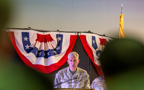 CJTF-HOA holds change of command ceremony