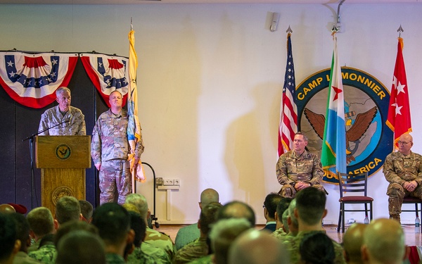 CJTF-HOA holds change of command ceremony