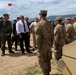 Bulgarian dignitaries interact with U.S. troops