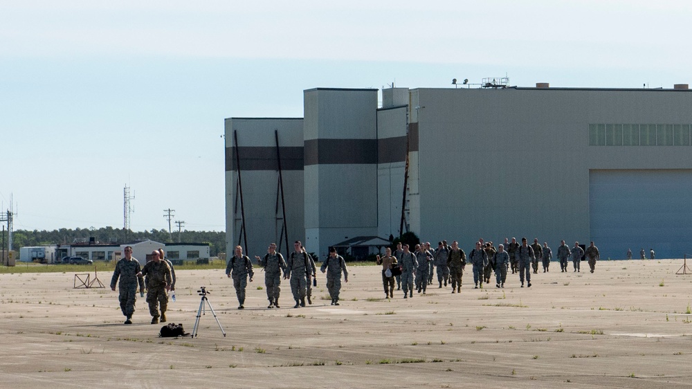 267th Intelligence Squadron depart to Ft. Meade for training