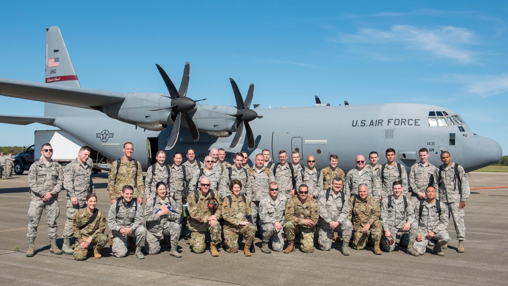 267th Intelligence Squadron depart to Ft. Meade for training