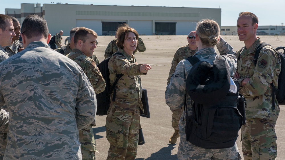 267th Intelligence Squadron depart to Ft. Meade for training