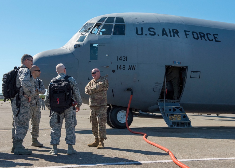 267th Intelligence Squadron depart to Ft. Meade for training