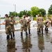 Illinois National Guard flood duty in East Cape Girardeau, Illinois