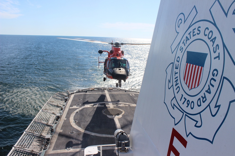 Coast Guard Cutter Dauntless returns to Pensacola, Florida, after 58-day patrol
