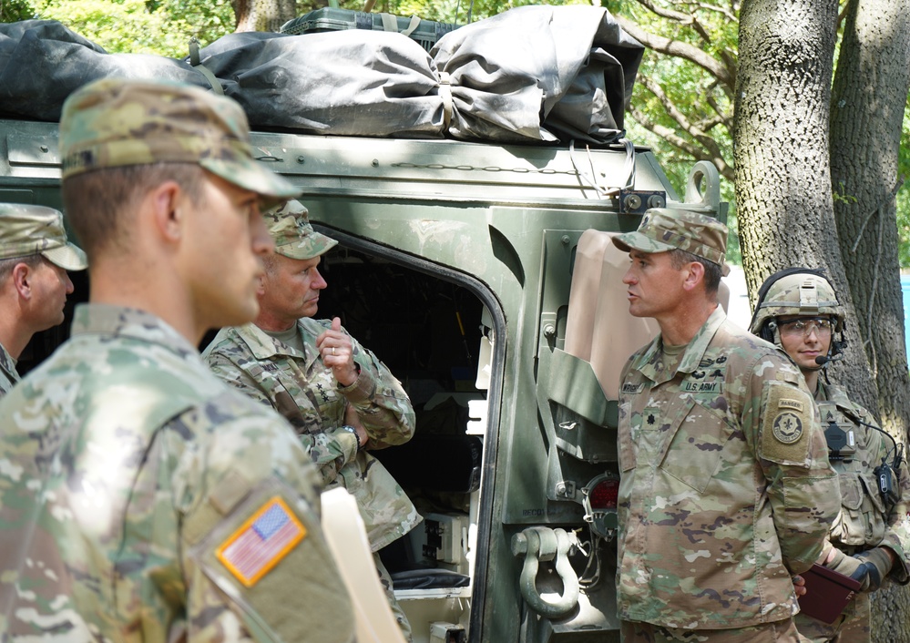 Lt. Gen. Christopher G. Cavoli’s coin presentation during SG19