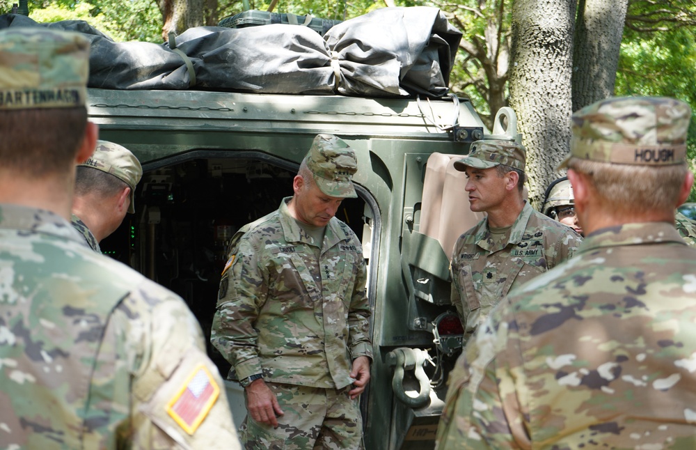 Lt. Gen. Christopher G. Cavoli’s coin presentation during SG19