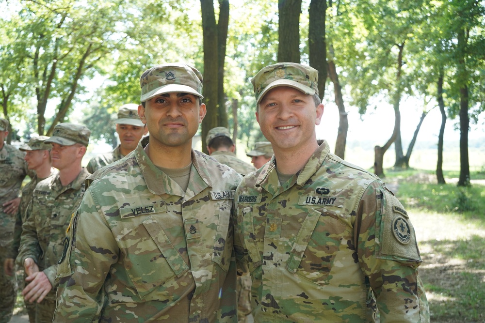 Lt. Gen. Christopher G. Cavoli’s coin presentation during SG19