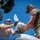 National Guardsmen fill sandbags to prepare for flooding