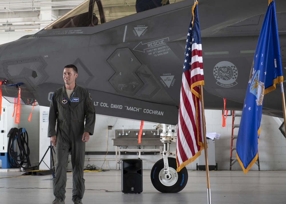 58th Fighter Squadron Change of Command 2019