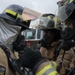 Barksdale firefighters practice putting out flames