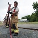 Barksdale firefighters practice putting out flames