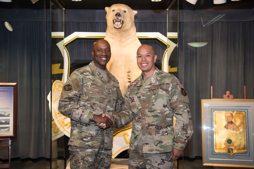CMSAF Wright visits JBER for Red Flag 19-2