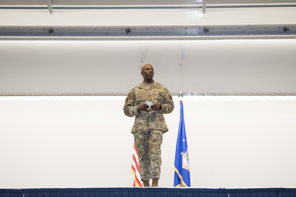 Chief Master Sergeant of the Air Force Kaleth O. Wright visits JBER