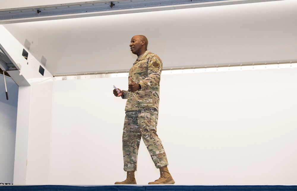 Chief Master Sergeant of the Air Force Kaleth O. Wright visits JBER