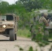 Oklahoma National Guard Soldier performs perimeter security during vehicle recovery training at Western Strike