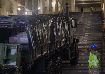 Marines Load USNS Watkins During Exercise Resolute Sun