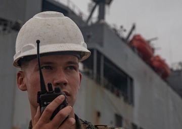 Marines Load USNS Watkins During Exercise Resolute Sun
