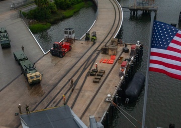 Marines Load USNS Watkins During Exercise Resolute Sun