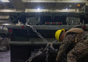 Marines Load USNS Watkins During Exercise Resolute Sun