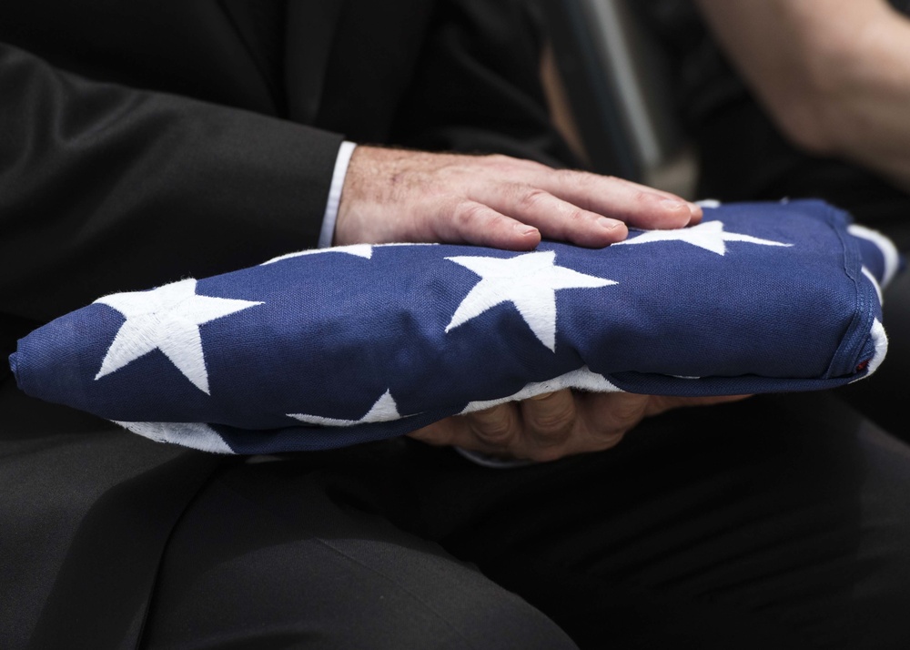 DPAA Attends Funeral for U.S. Navy Chief Warrant Officer John Austin