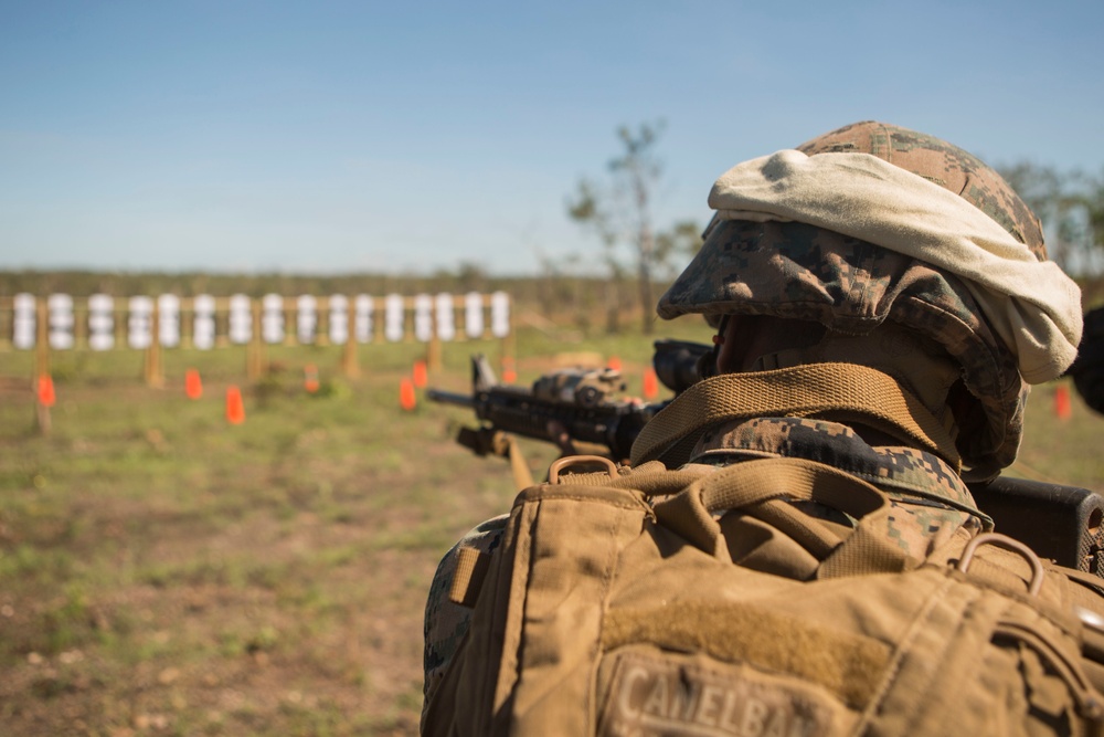 MRF-D Marines conduct marksmanship training